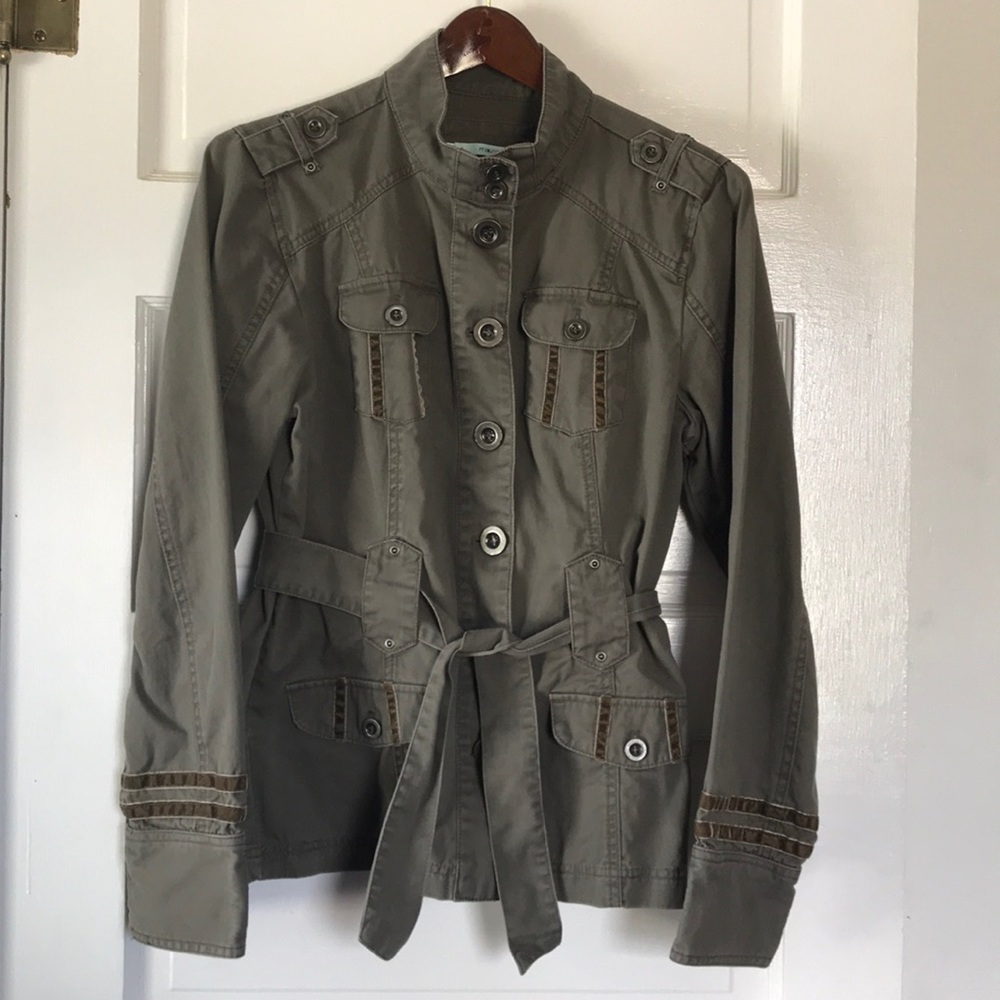Maurice’s military style jacket